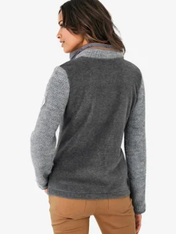 Rick Cardona Vestes<Veste polaire mélange polaire et tricot