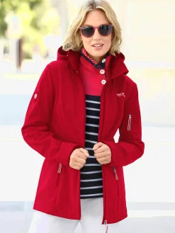 Vestes<Veste softshell déperlant et coupe-vent