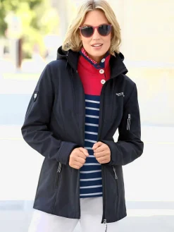 Vestes<Veste softshell déperlant et coupe-vent