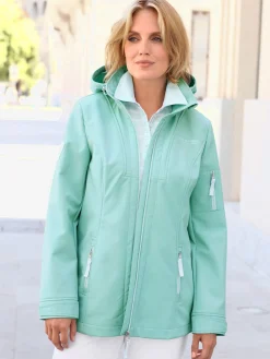 Vestes<Veste softshell déperlant et coupe-vent