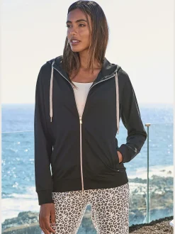 LASCANA T-Shirts<Veste sweat à capuche confortable