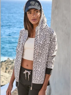 LASCANA T-Shirts<Veste sweat à capuche confortable