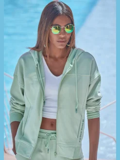 Buffalo T-Shirts<Veste sweat à capuche effet délavé