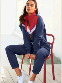 H.I.S Vestes<Veste sweat à rayures