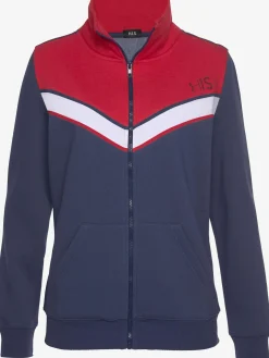 H.I.S Vestes<Veste sweat à rayures