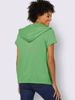 Collection L Vestes<Veste sweat pur coton