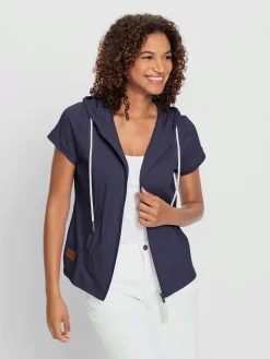 Collection L Vestes<Veste sweat pur coton