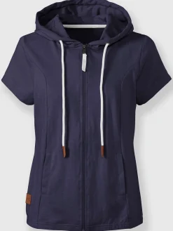 Collection L Vestes<Veste sweat pur coton