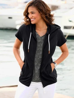 Collection L Vestes<Veste sweat pur coton