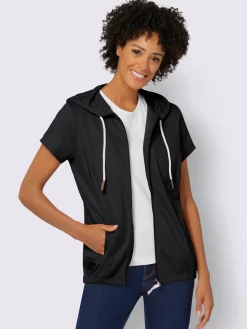 Collection L Vestes<Veste sweat pur coton