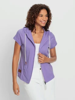 Collection L Vestes<Veste sweat pur coton