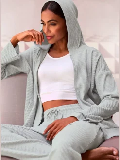 French Connection Vestes<Veste sweat tendance à la structure côtelée