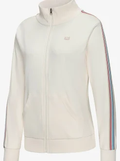 H.I.S Vestes<Veste sweat veste à col montant et rayures