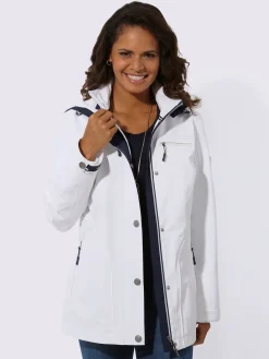 Collection L Vestes<Veste technique capuche amovible grâce à une glissière