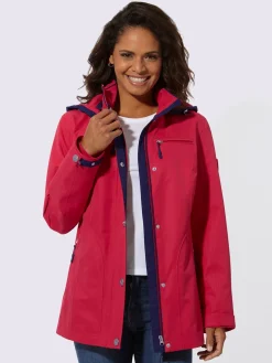 Collection L Vestes<Veste technique capuche amovible grâce à une glissière