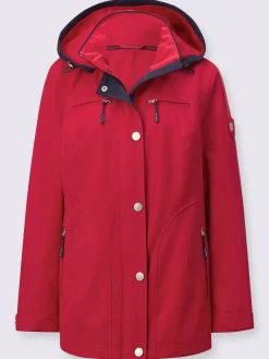 Collection L Vestes<Veste technique capuche amovible grâce à une glissière