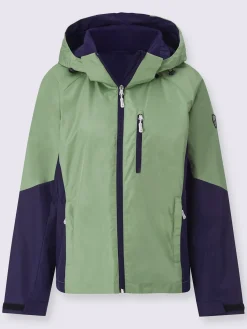 Collection L Vestes<Veste technique capuche amovible grâce à une glissière