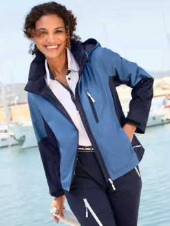 Collection L Vestes<Veste technique capuche amovible grâce à une glissière