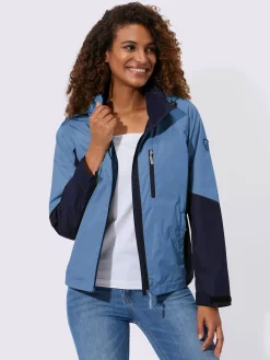 Collection L Vestes<Veste technique capuche amovible grâce à une glissière