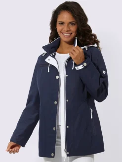 Collection L Vestes<Veste technique capuche amovible grâce à une glissière